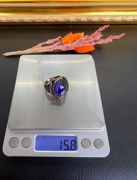 Zirkon Taşlı Gümüş Yüzük