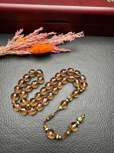 Küre Model  Hematit Dizayn Zultanit Doğal Taş Tesbih