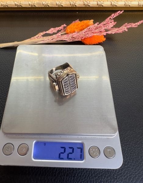 Kapaklı Model Özel Tasarım Gümüş Yüzük