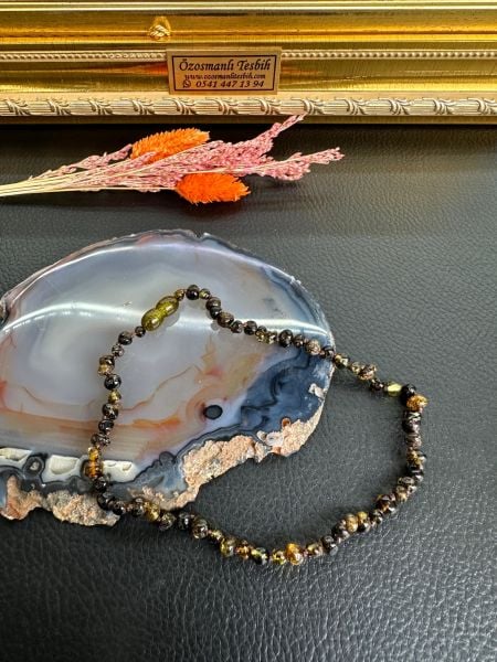 Damla Kehribar Bebek Kolyesi