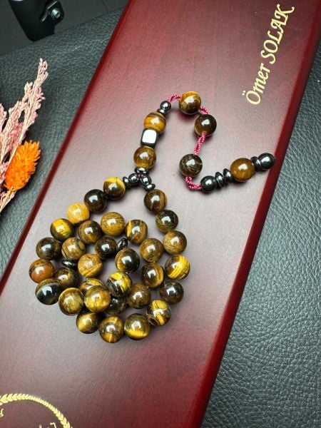 Küre Model  Hematit Dizayn Kaplangözü Doğal Taş Tesbih