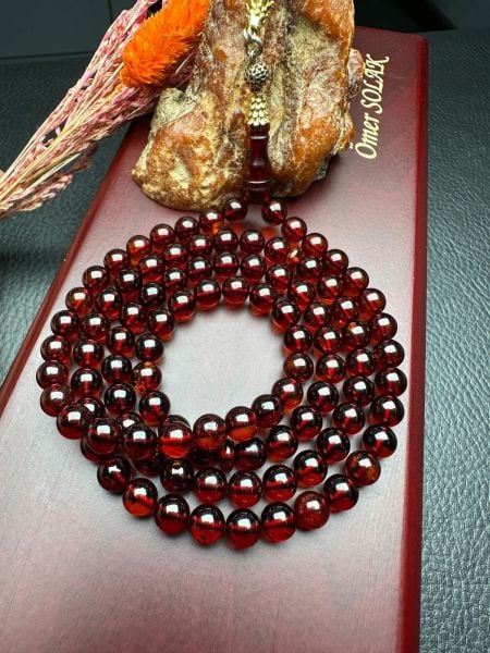 Rus Kaya 99 Luk Damla Kehribar Tesbih