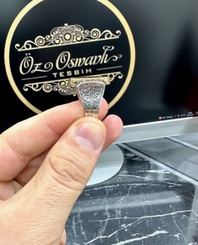 Özel Saat Tasarım 925 Ayar Gümüş Erkek Yüzük