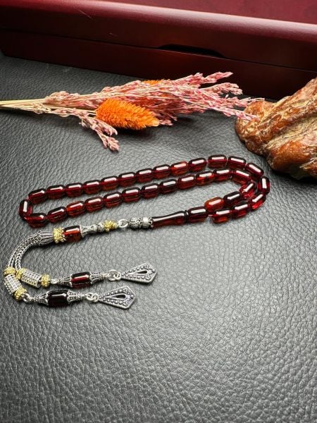 Rus Kaya Damla Kehribar Tesbih