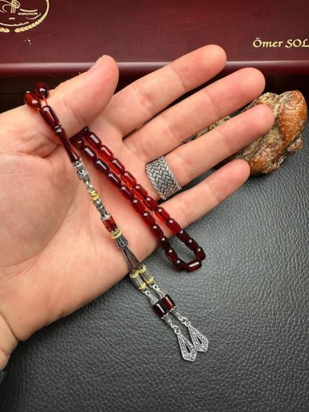 Rus Kaya Damla Kehribar Tesbih