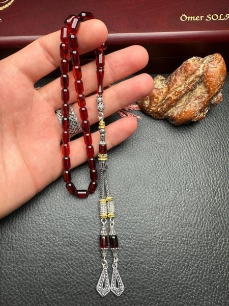 Rus Kaya Damla Kehribar Tesbih