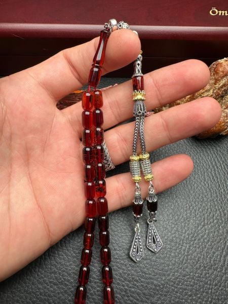 Rus Kaya Damla Kehribar Tesbih