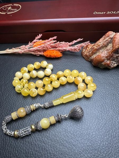 Rus Kaya Damla Kehribar Tesbih