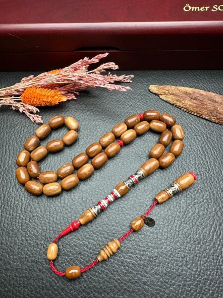 Kapsül Model Nakkaş Gümüş İmame İşlemeli Kuka Tesbih