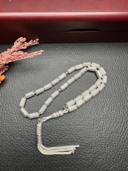 Kapsül Model Gümüş Tesbih