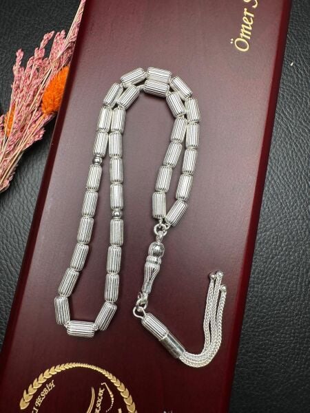 Kapsül Model Gümüş Tesbih