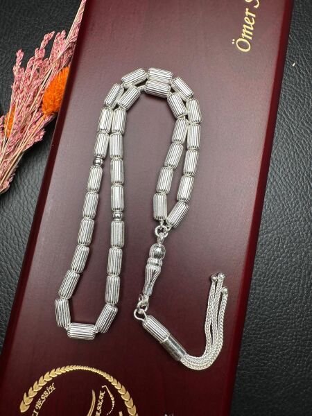 Kapsül Model Gümüş Tesbih